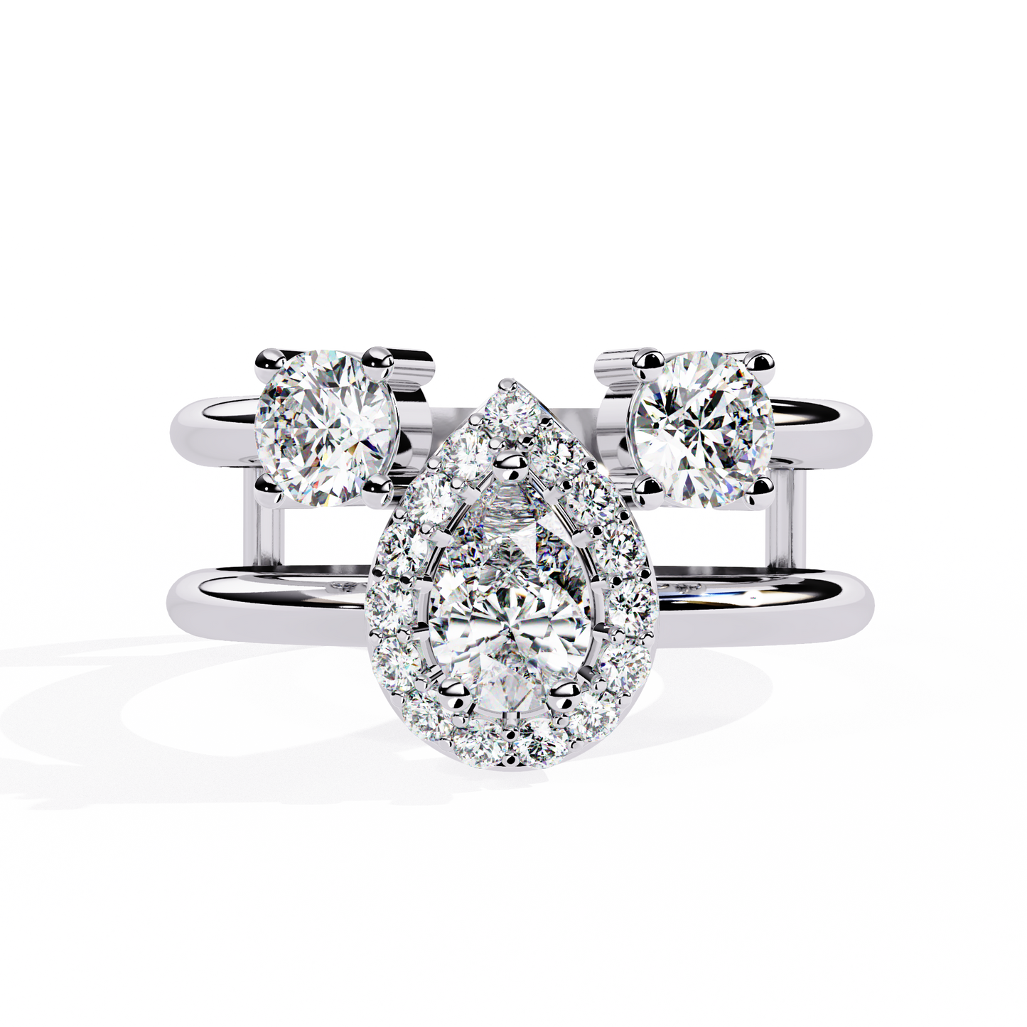 Dual Grace Diamond Ring