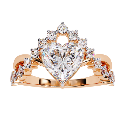 Royal Heart Diamond Ring