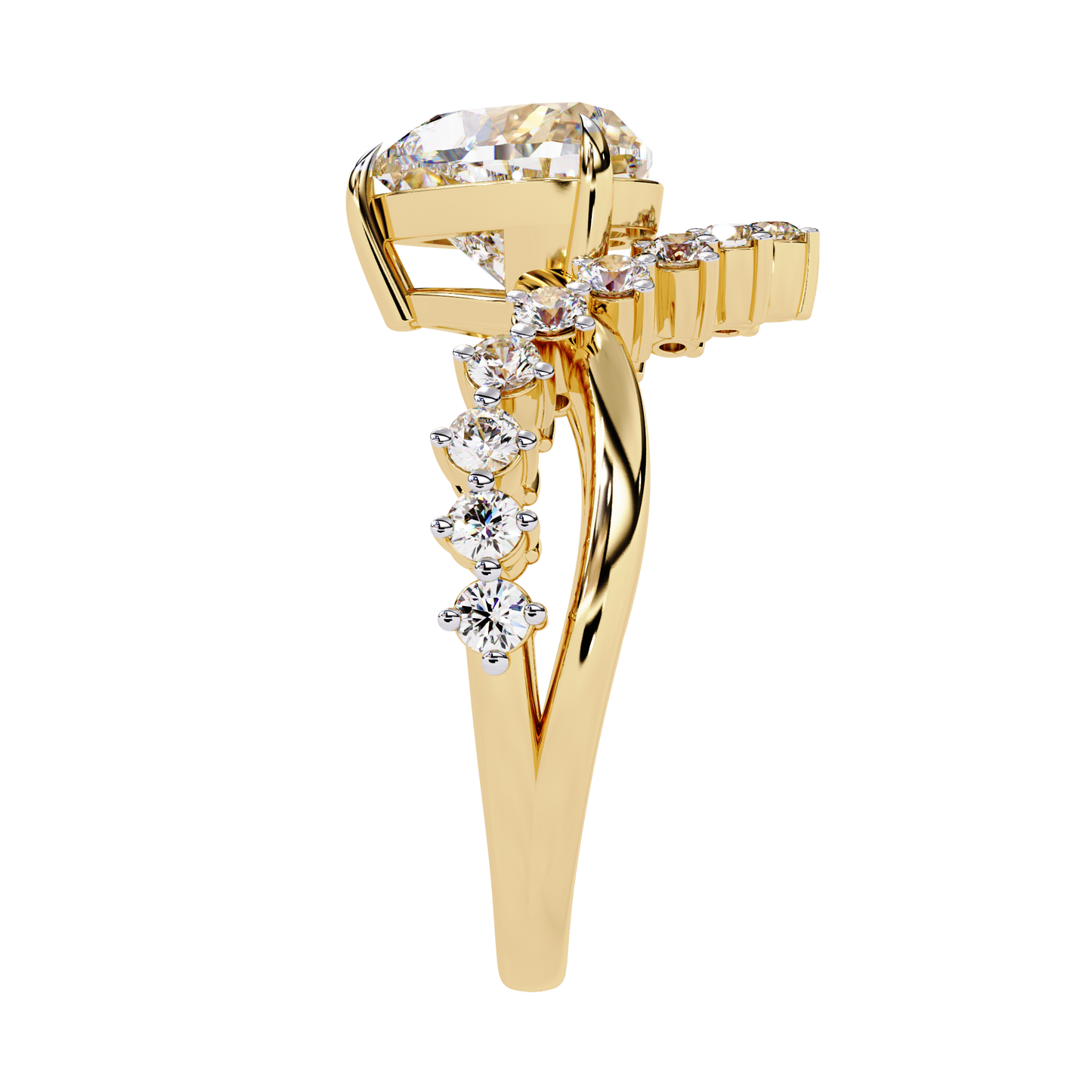 Royal Heart Diamond Ring