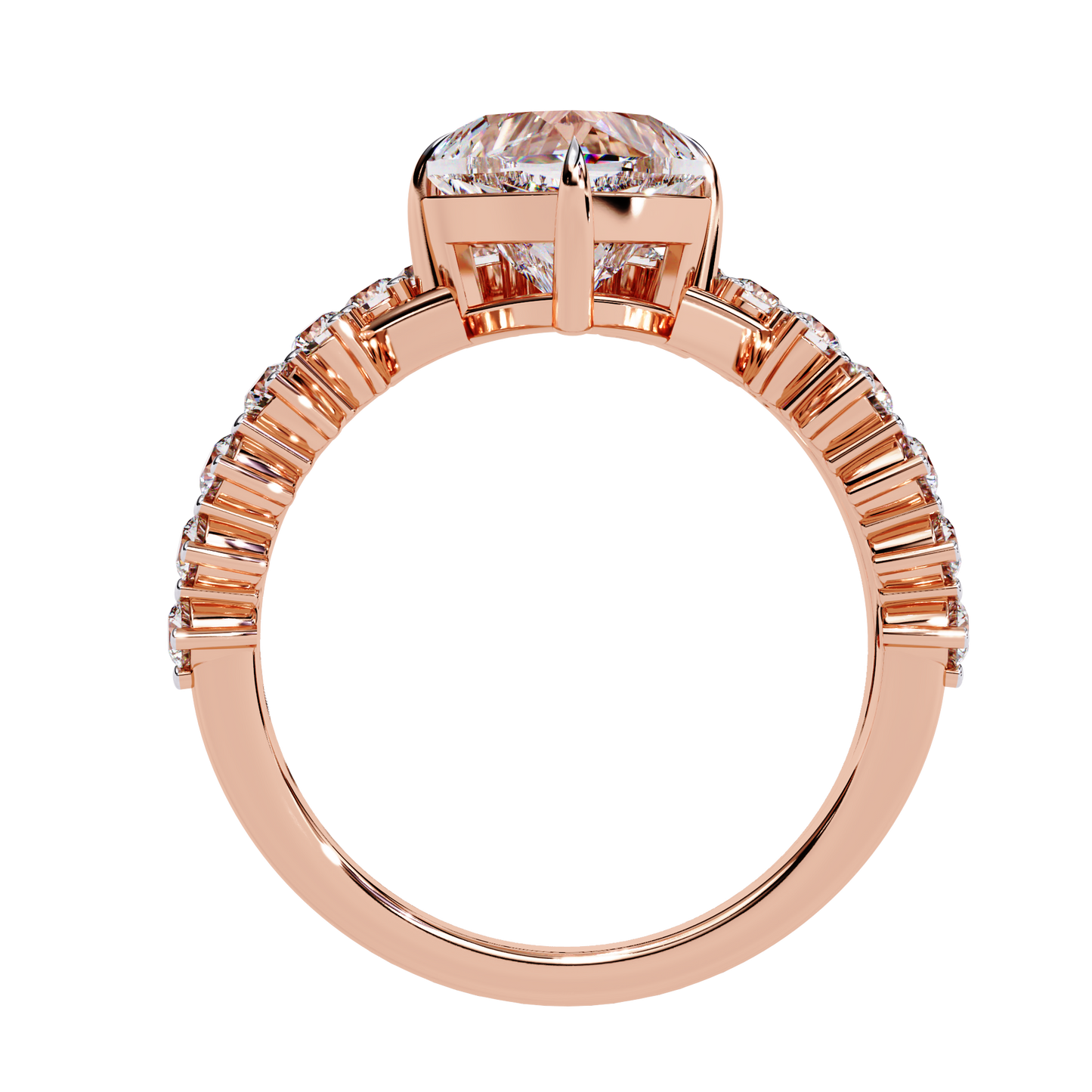 Royal Heart Diamond Ring