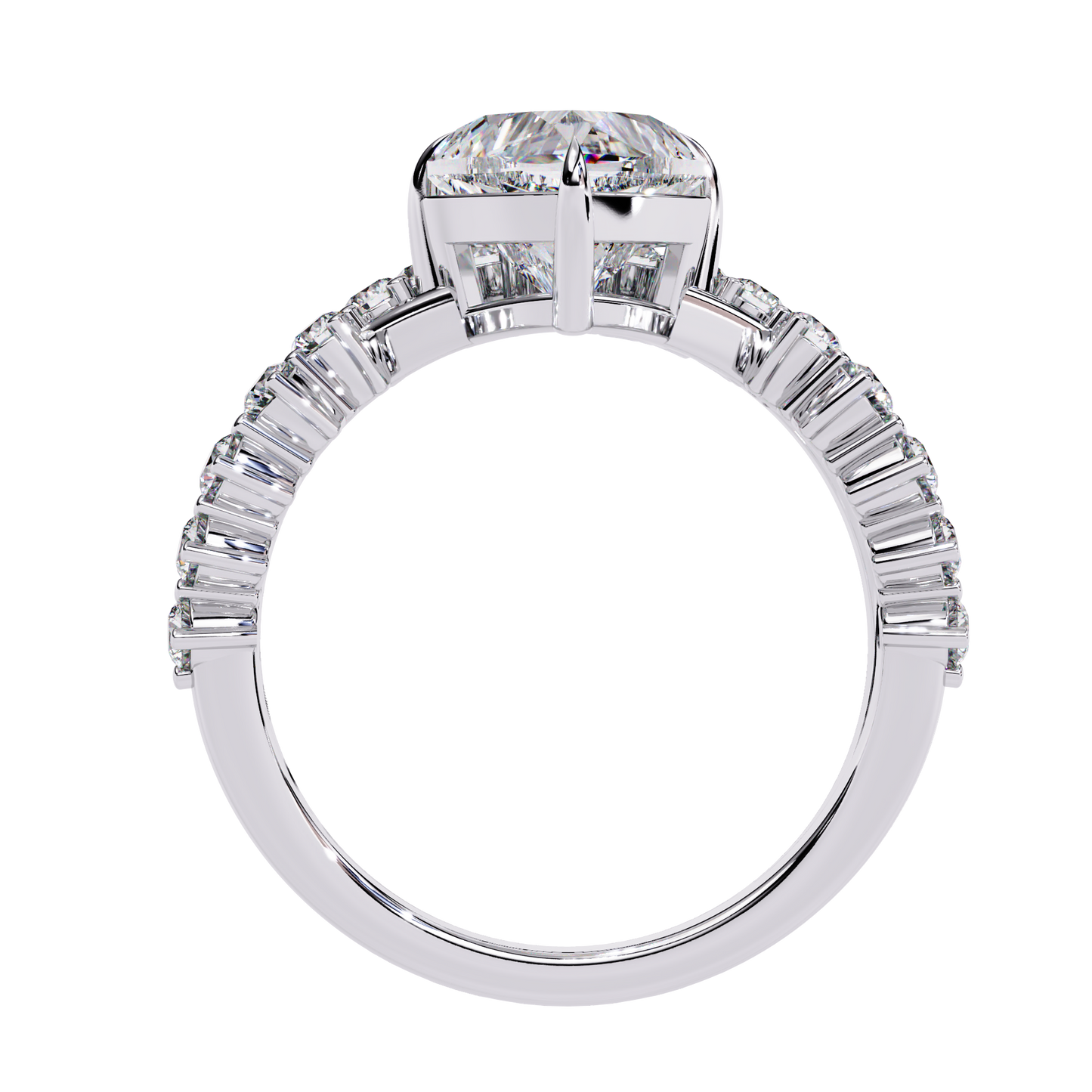 Royal Heart Diamond Ring