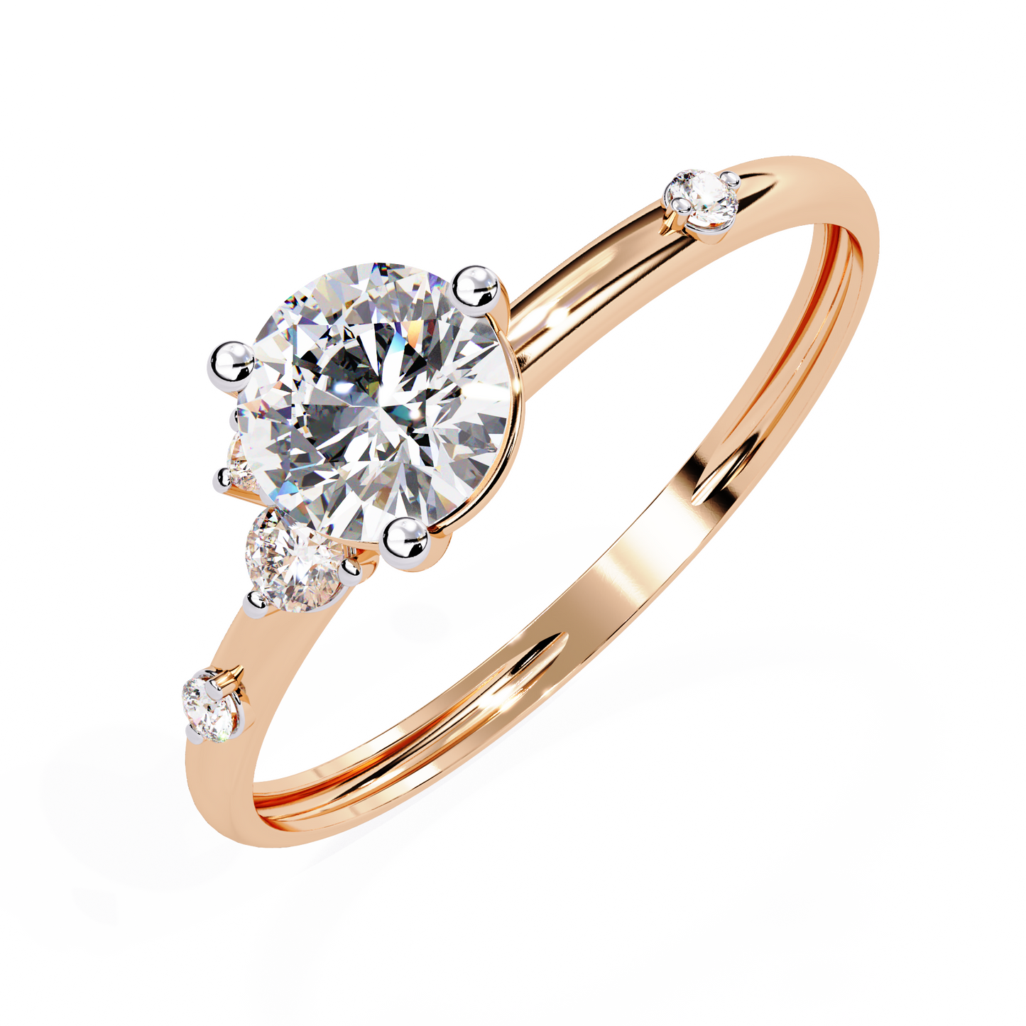Prima Star Solitaire Ring