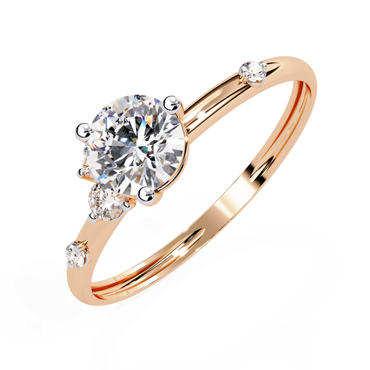 Prima Star Solitaire Ring