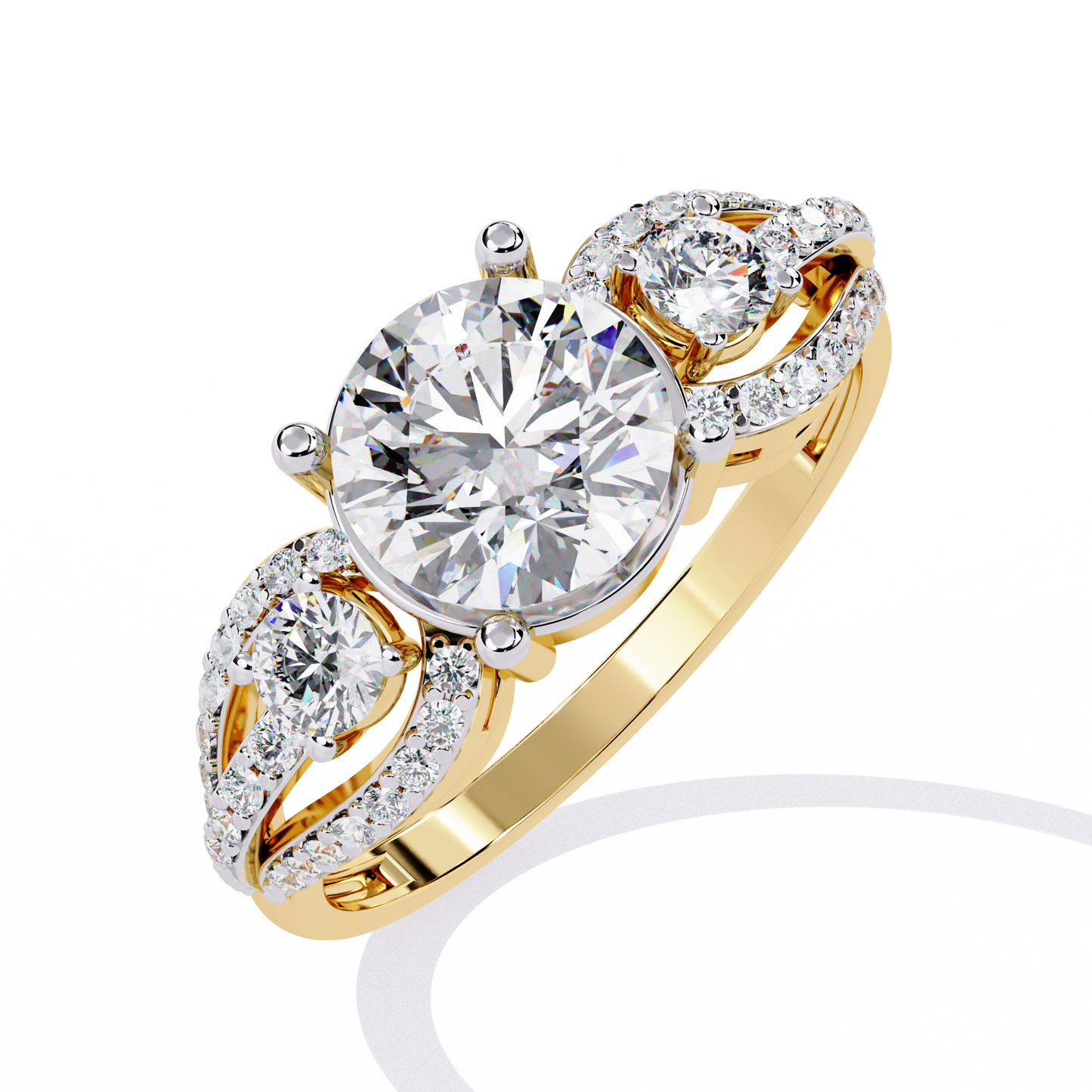 Eternal Halo Solitaire Ring