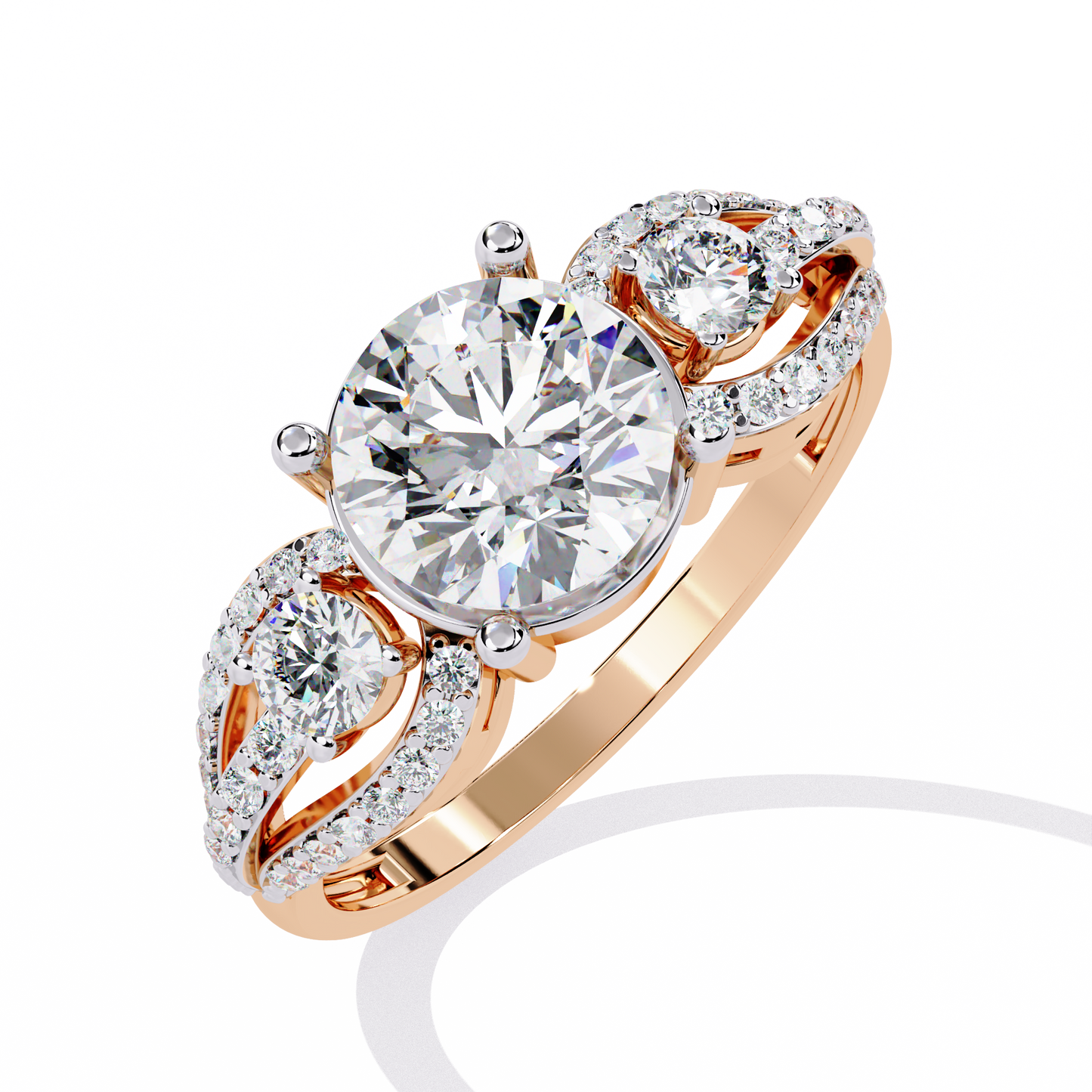 Eternal Halo Solitaire Ring