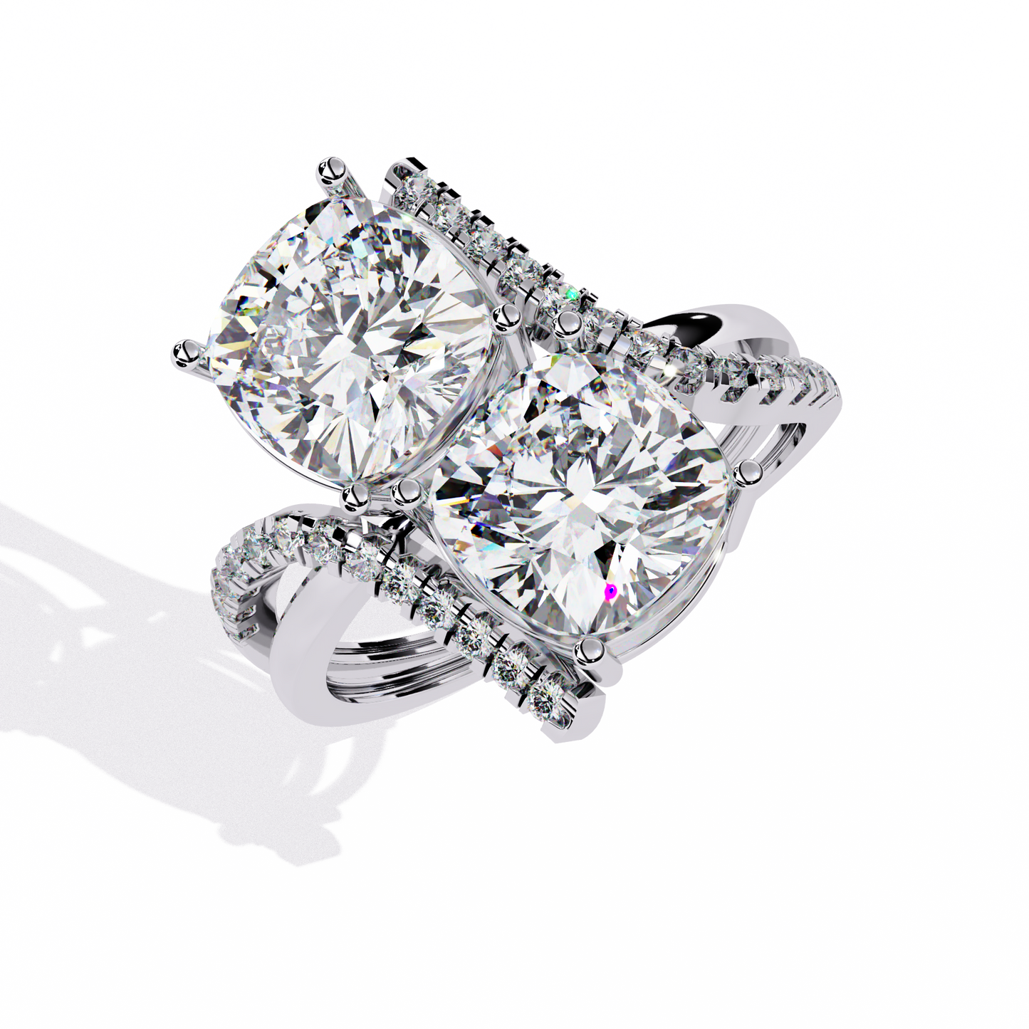 Cosmic Dance Solitaire Ring