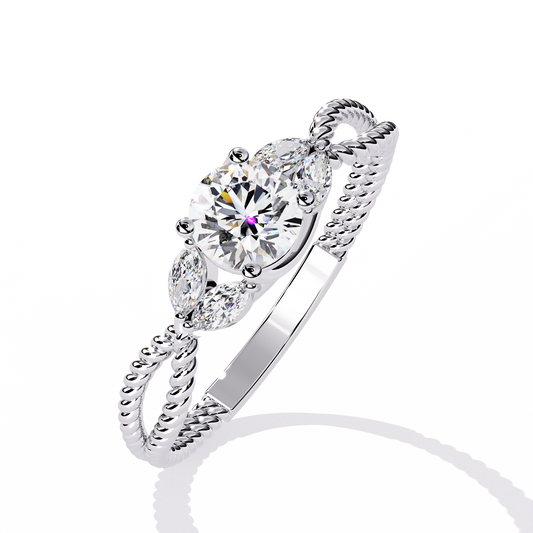 Celestial Anchor Diamond Ring