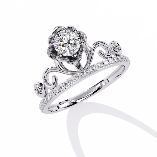 Flora's Ephemeris Diamonds Ring