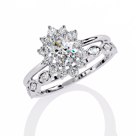 Harmony's Embrace Solitaire Ring