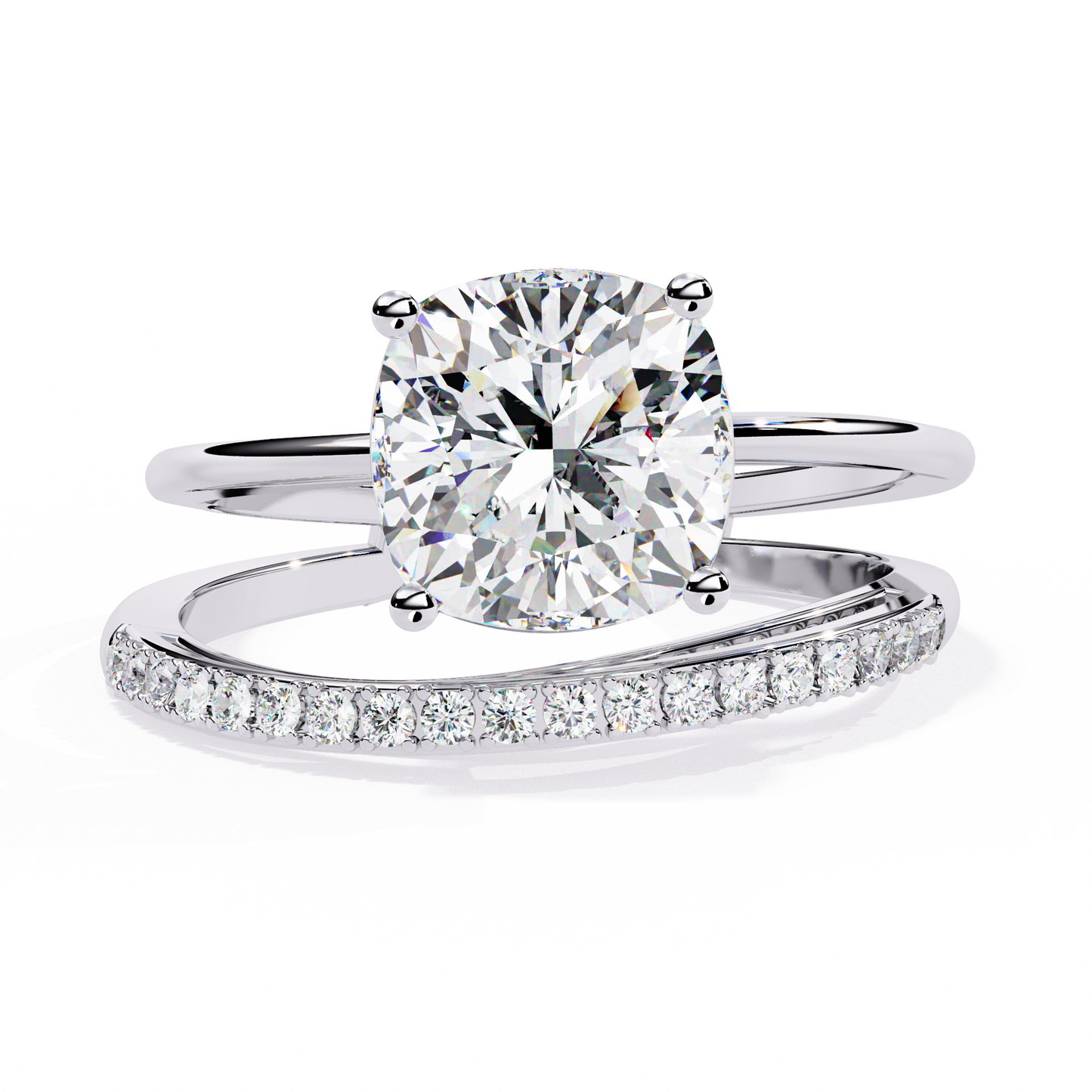Harmony Duet Solitaire Ring