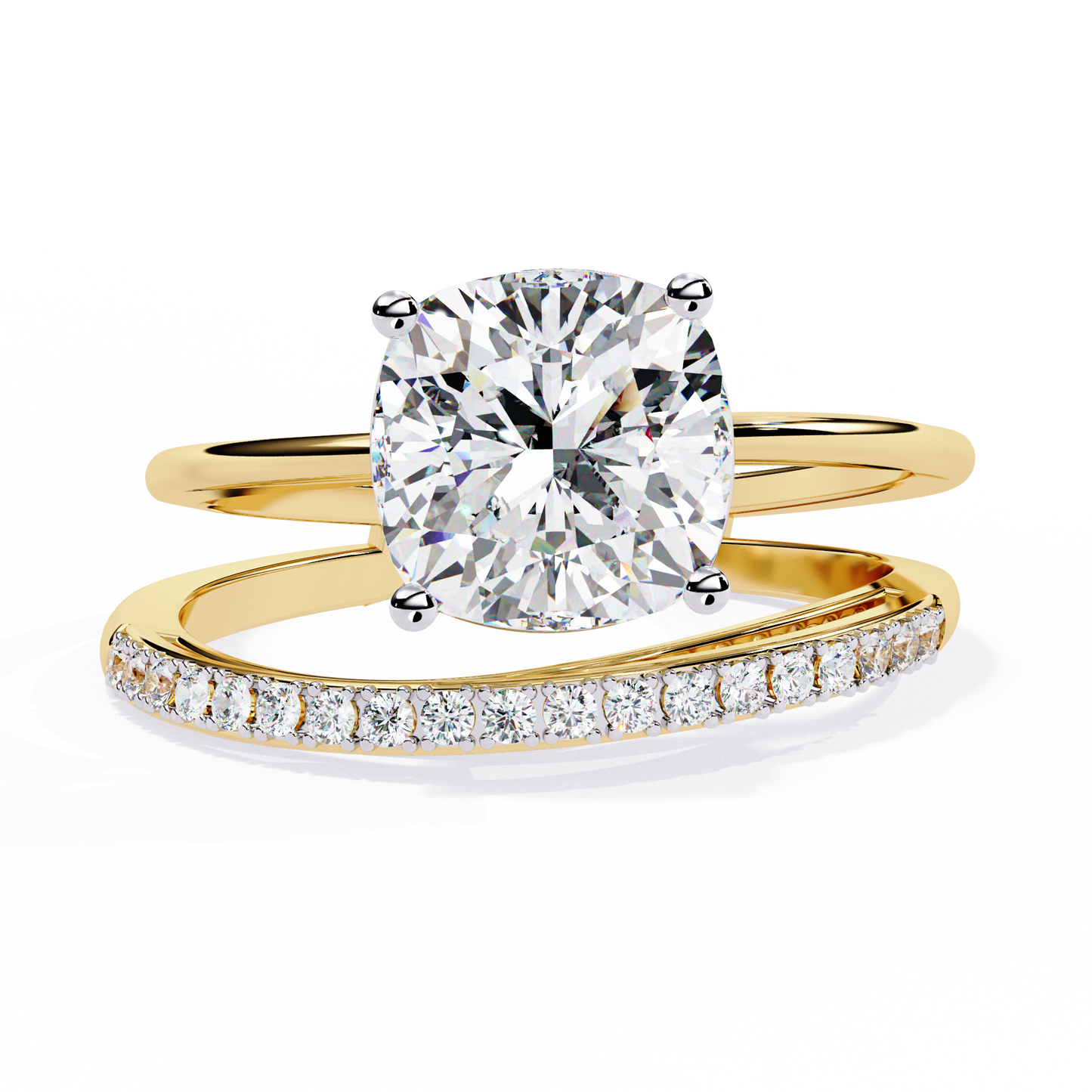 Harmony Duet Solitaire Ring