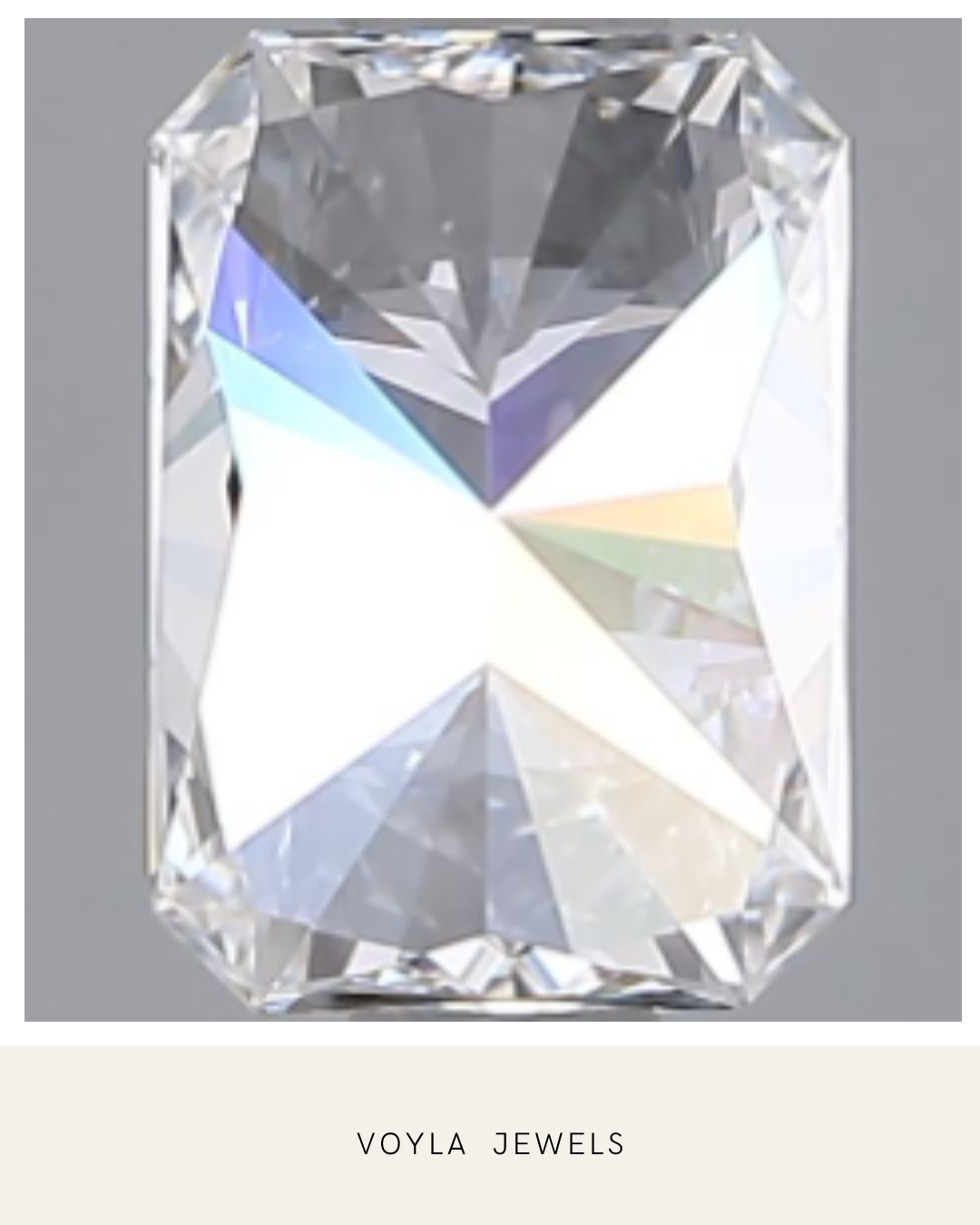 Lab Grown Radiant Diamond 1.00ct D VVS1