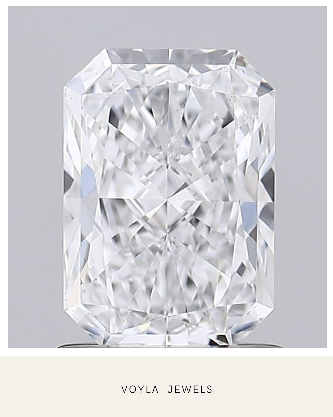 Lab Grown Radiant Diamond 1.00ct E VS2