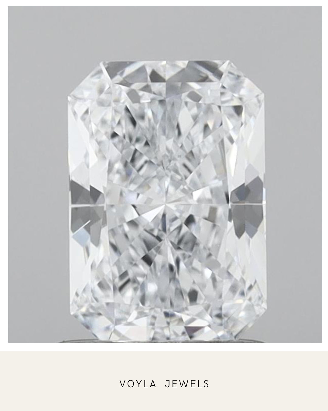 Lab Grown Radiant Diamond 1.00ct F VS1