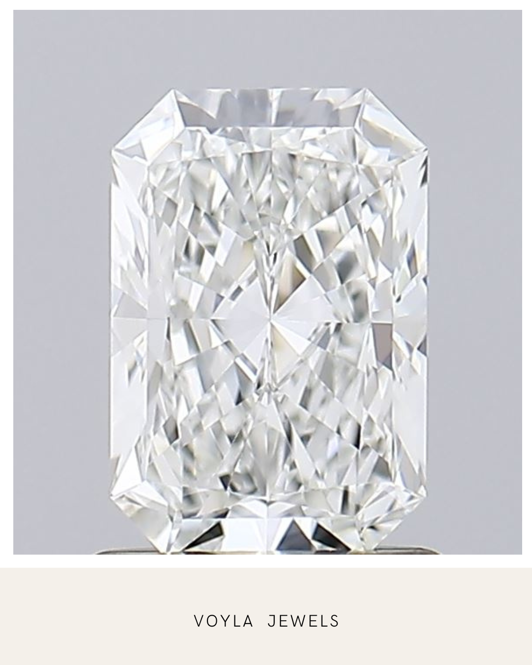 Lab Grown Radiant Diamond 1.00ct F VVS1