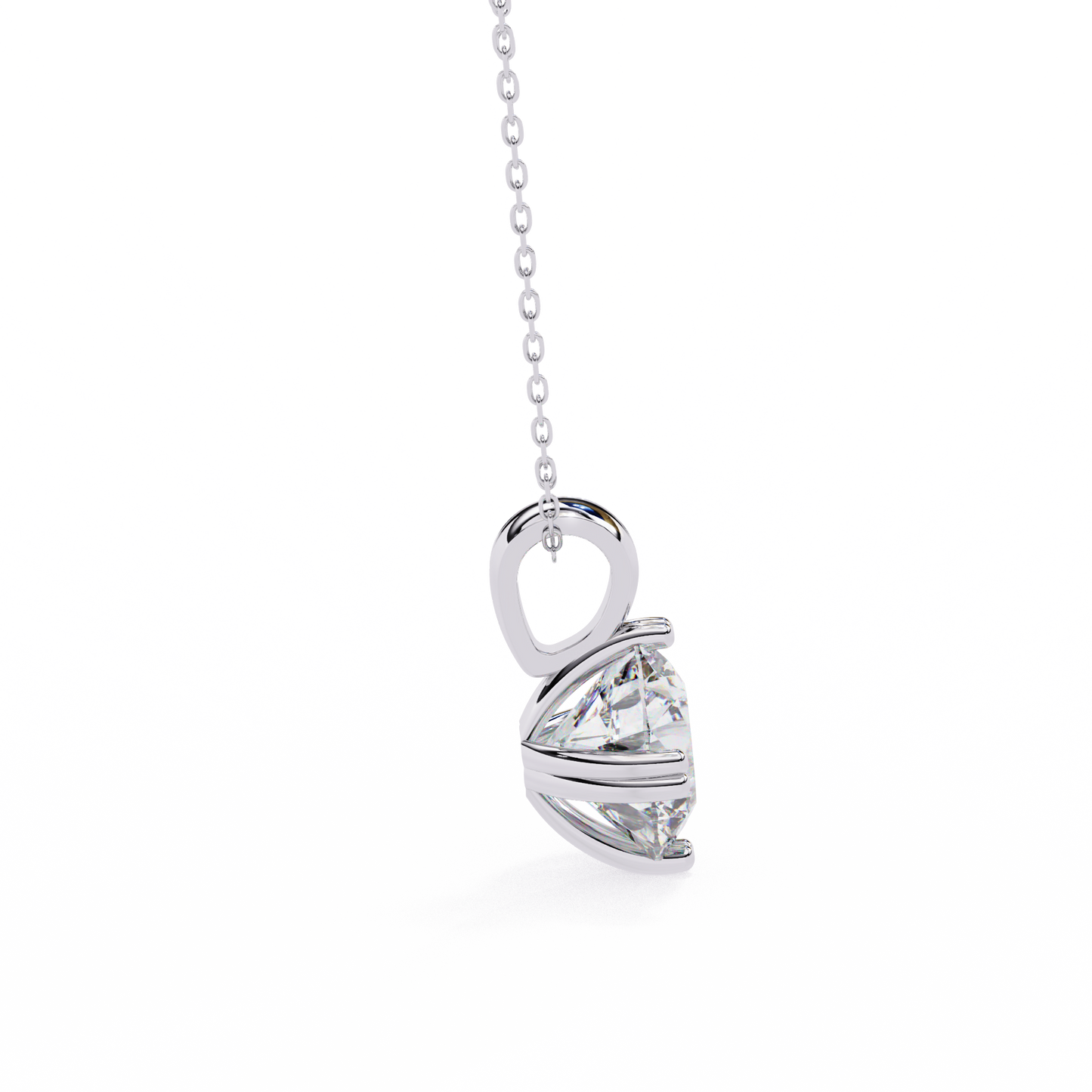 Pure Glint Solitaire Pendant