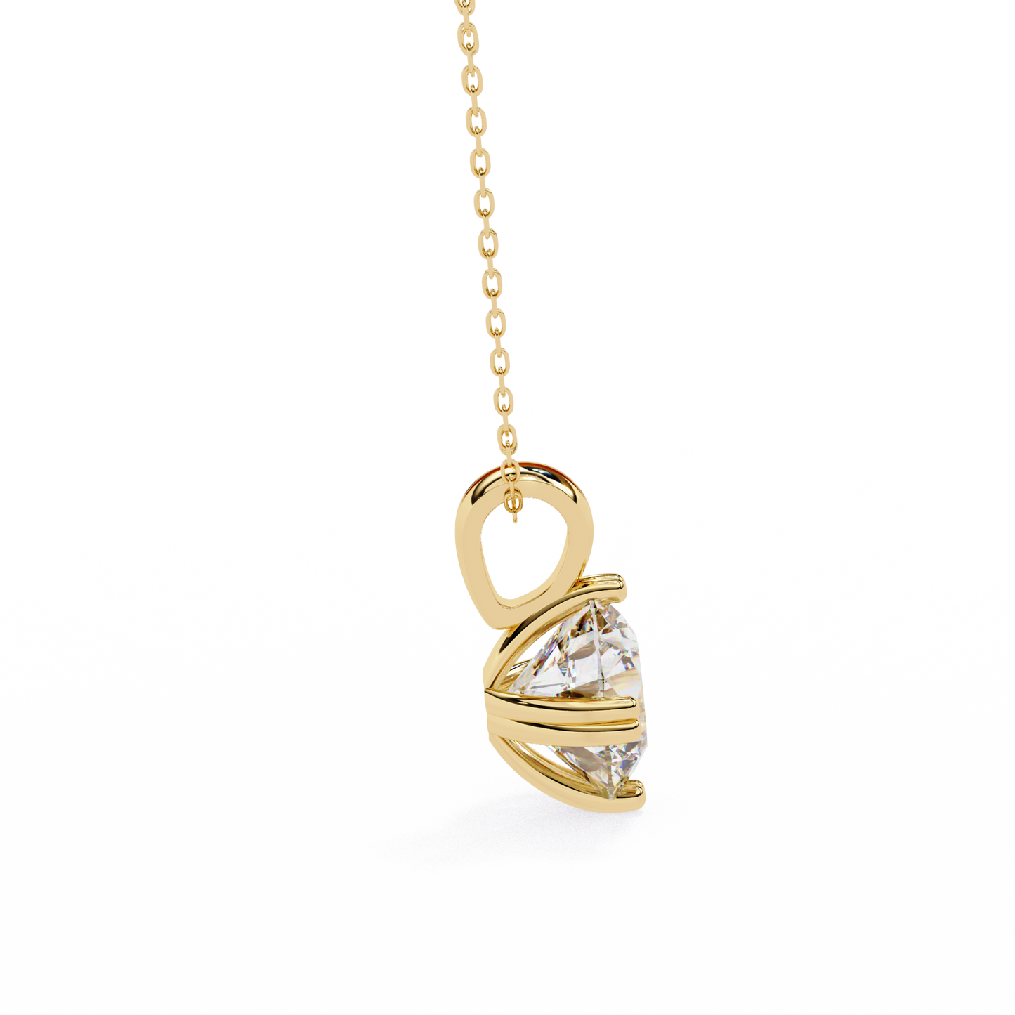 Pure Glint Solitaire Pendant