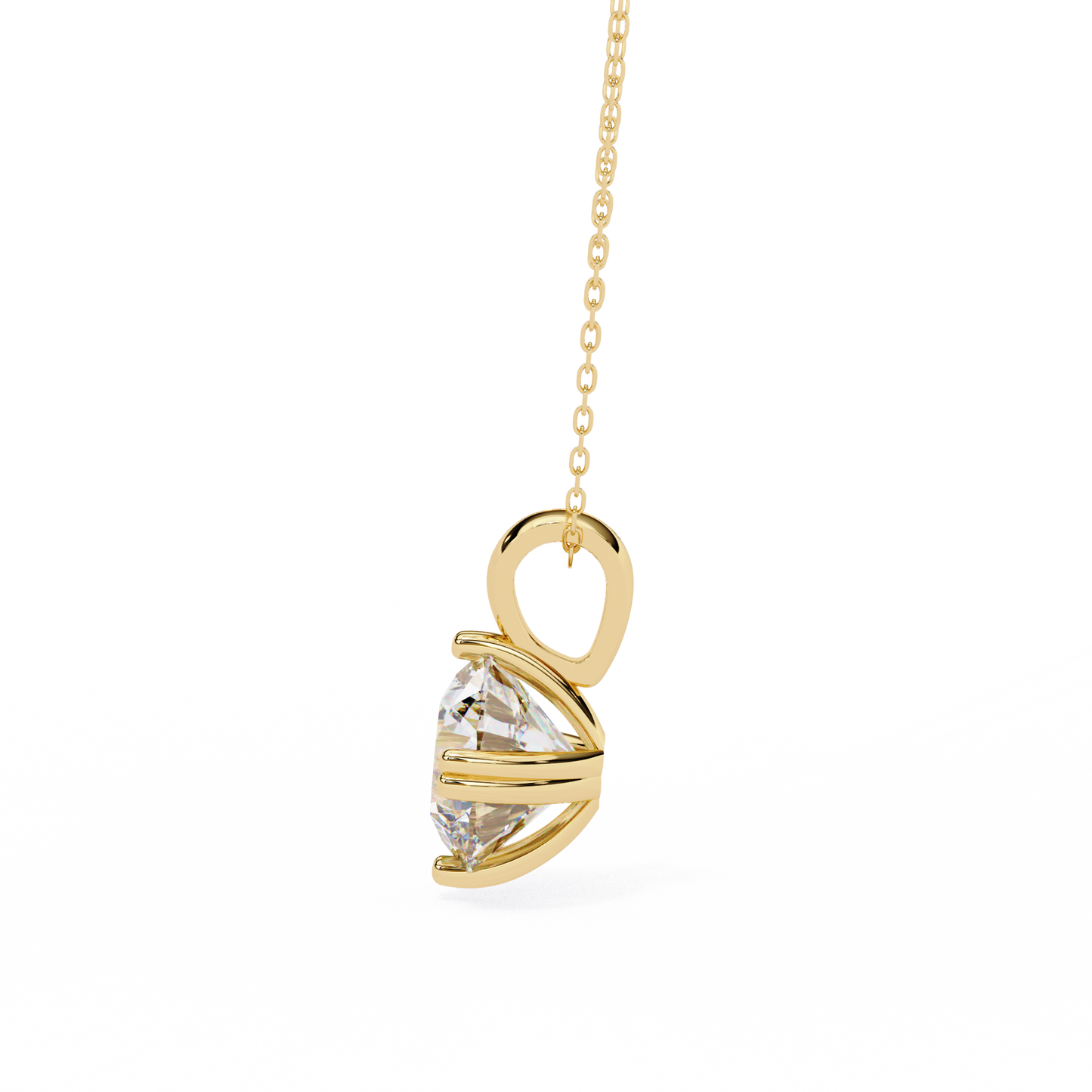 Pure Glint Solitaire Pendant