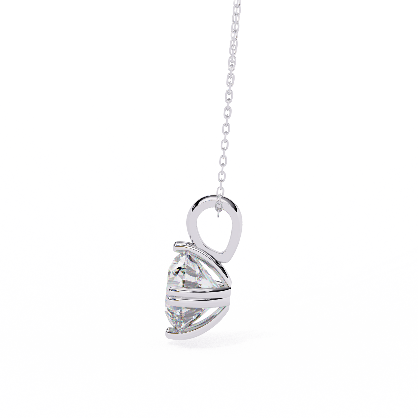 Pure Glint Solitaire Pendant