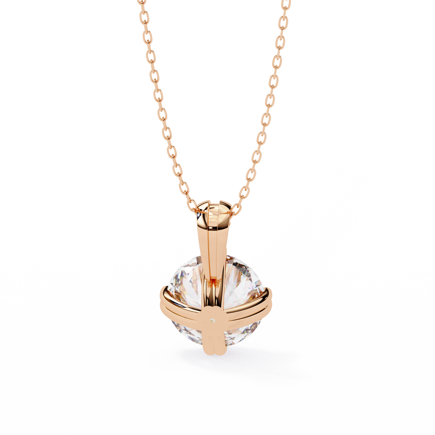 Pure Glint Solitaire Pendant