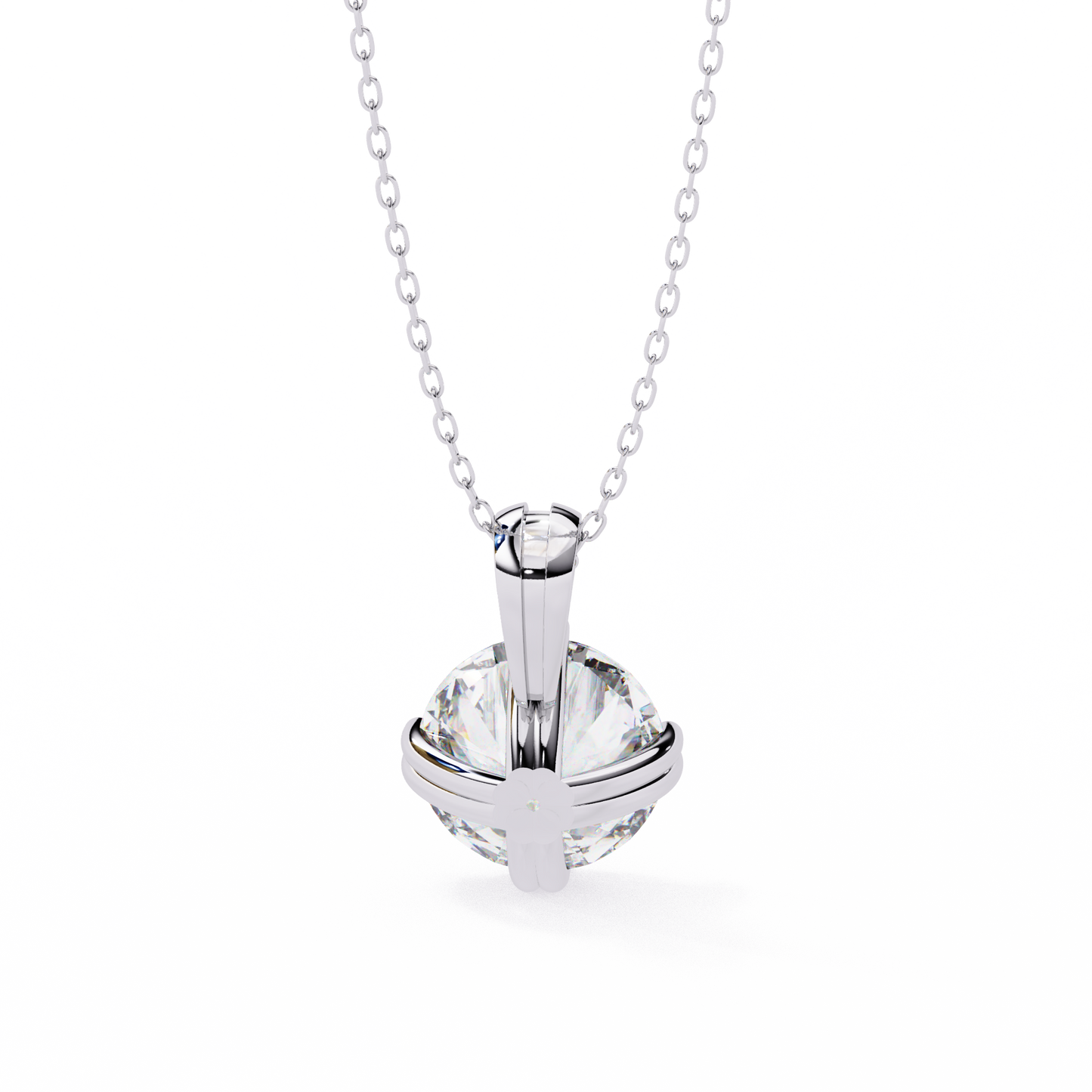 Pure Glint Solitaire Pendant