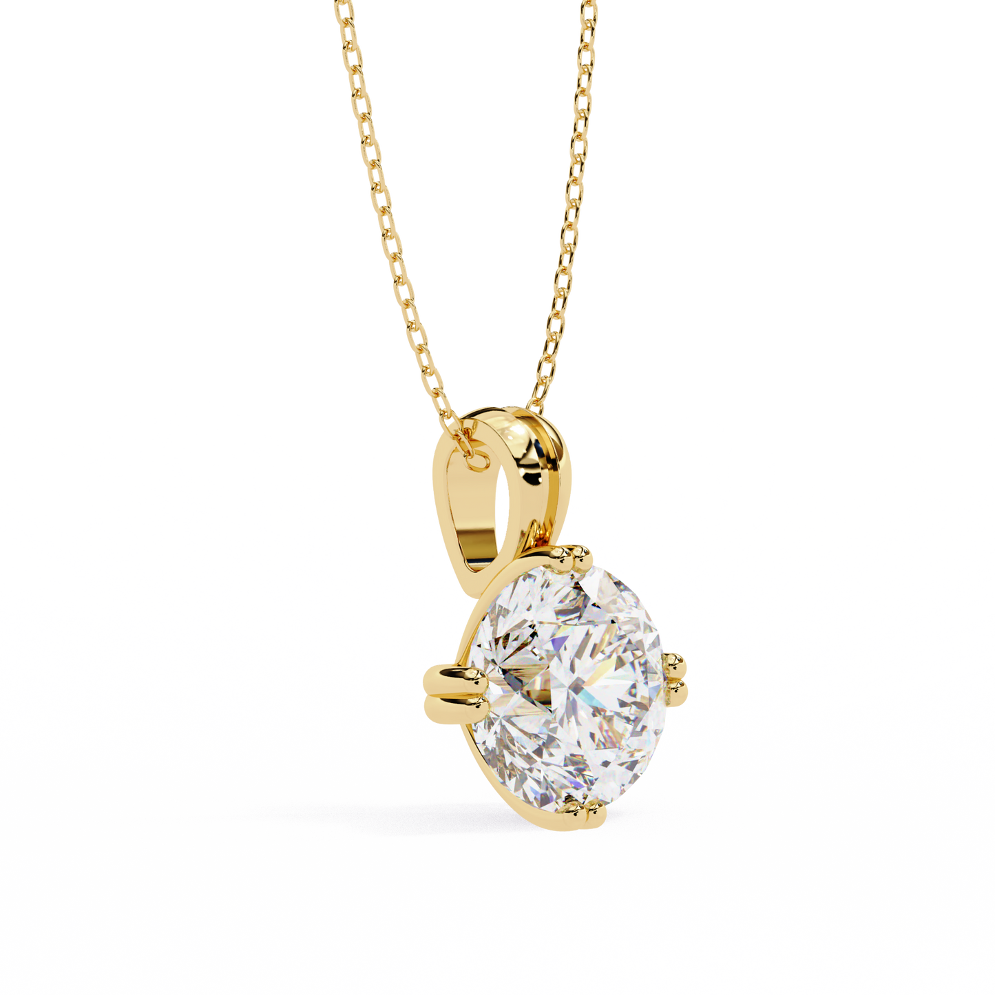 Pure Glint Solitaire Pendant