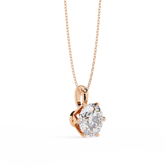 Sol Aura Solitaire Pendant