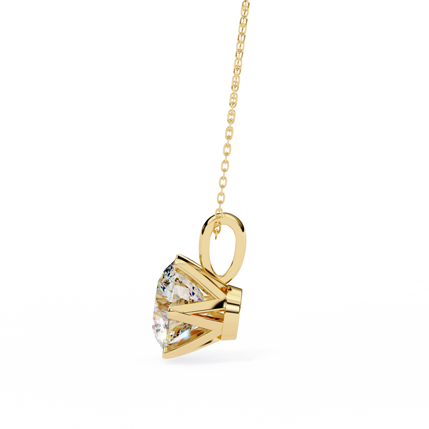SolAura Solitaire Pendant