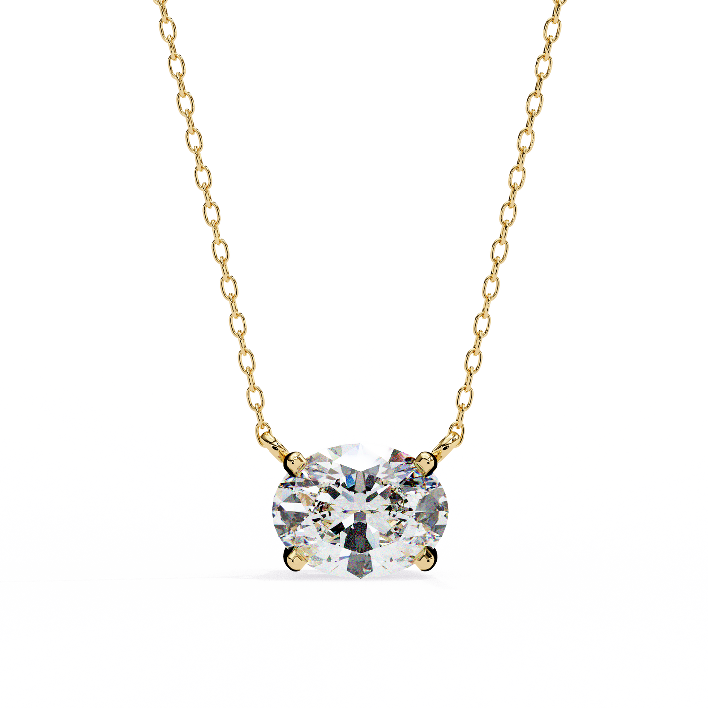 Ovalisse Solitaire Pendant