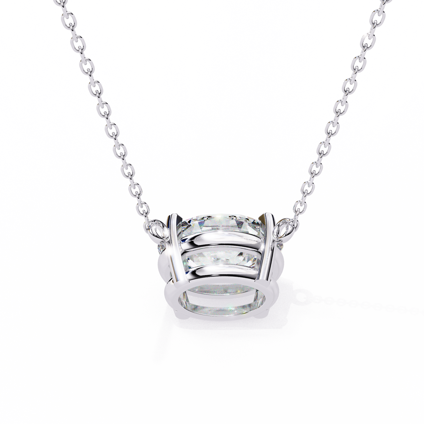 Ovalisse Solitaire Pendant