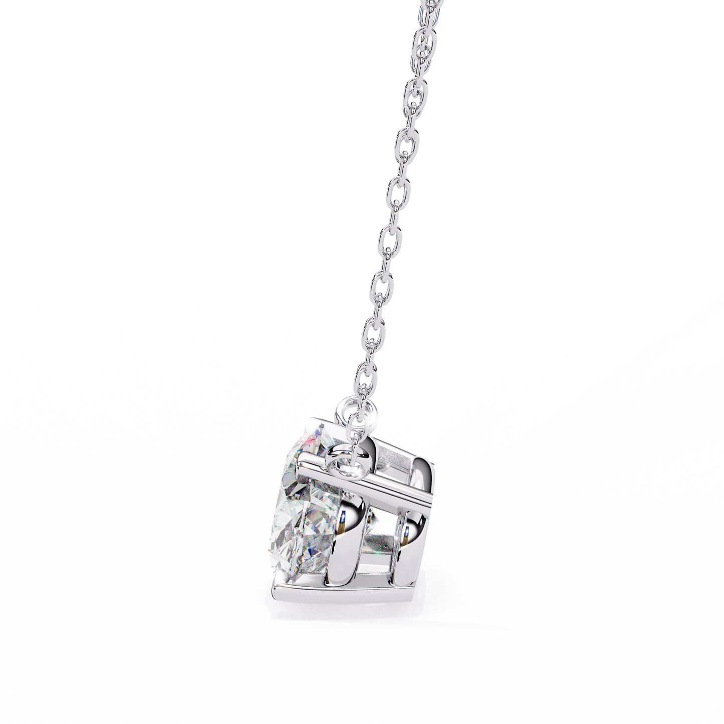 Ovalisse Solitaire Pendant