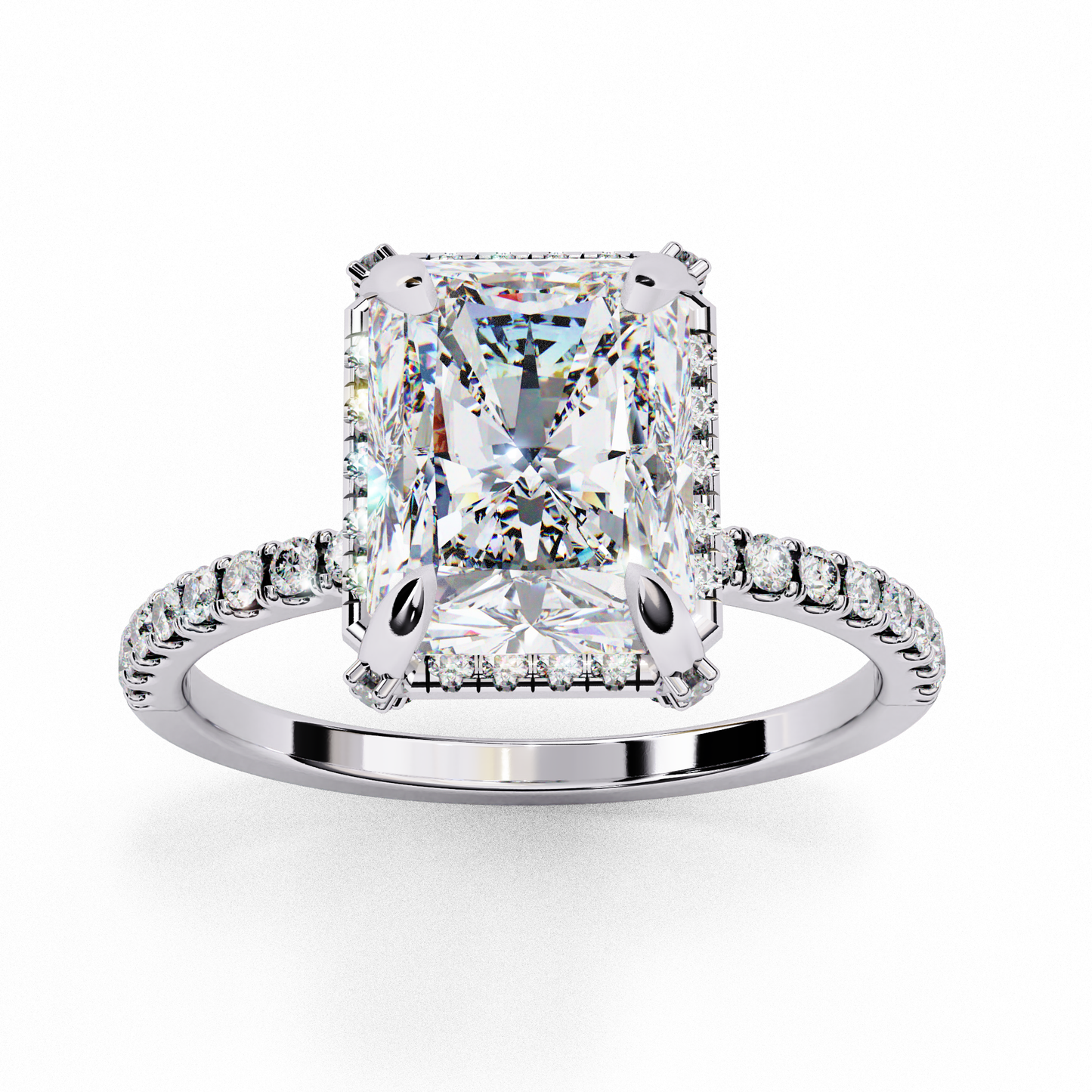 Sunlit Path Solitaire Ring