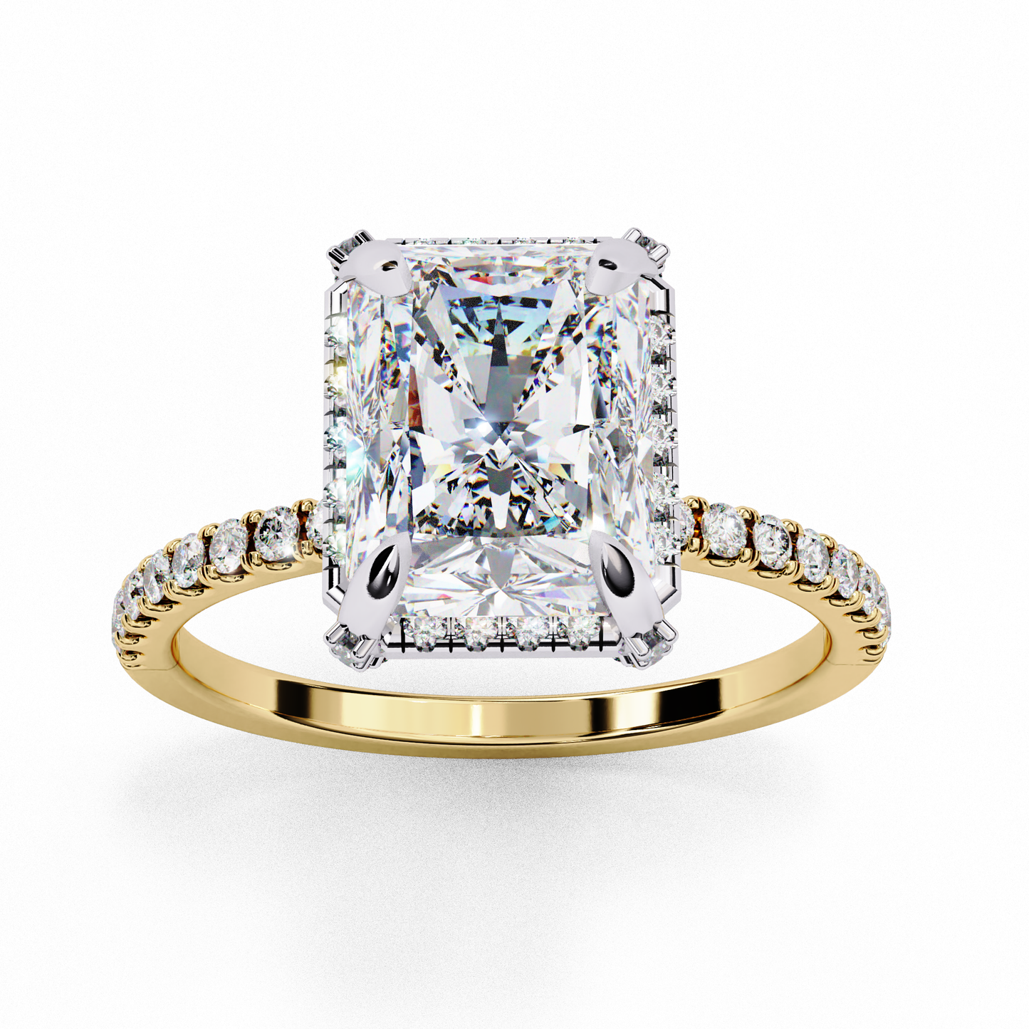 Sunlit Path Solitaire Ring
