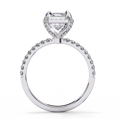 Grace beam Solitaire Ring