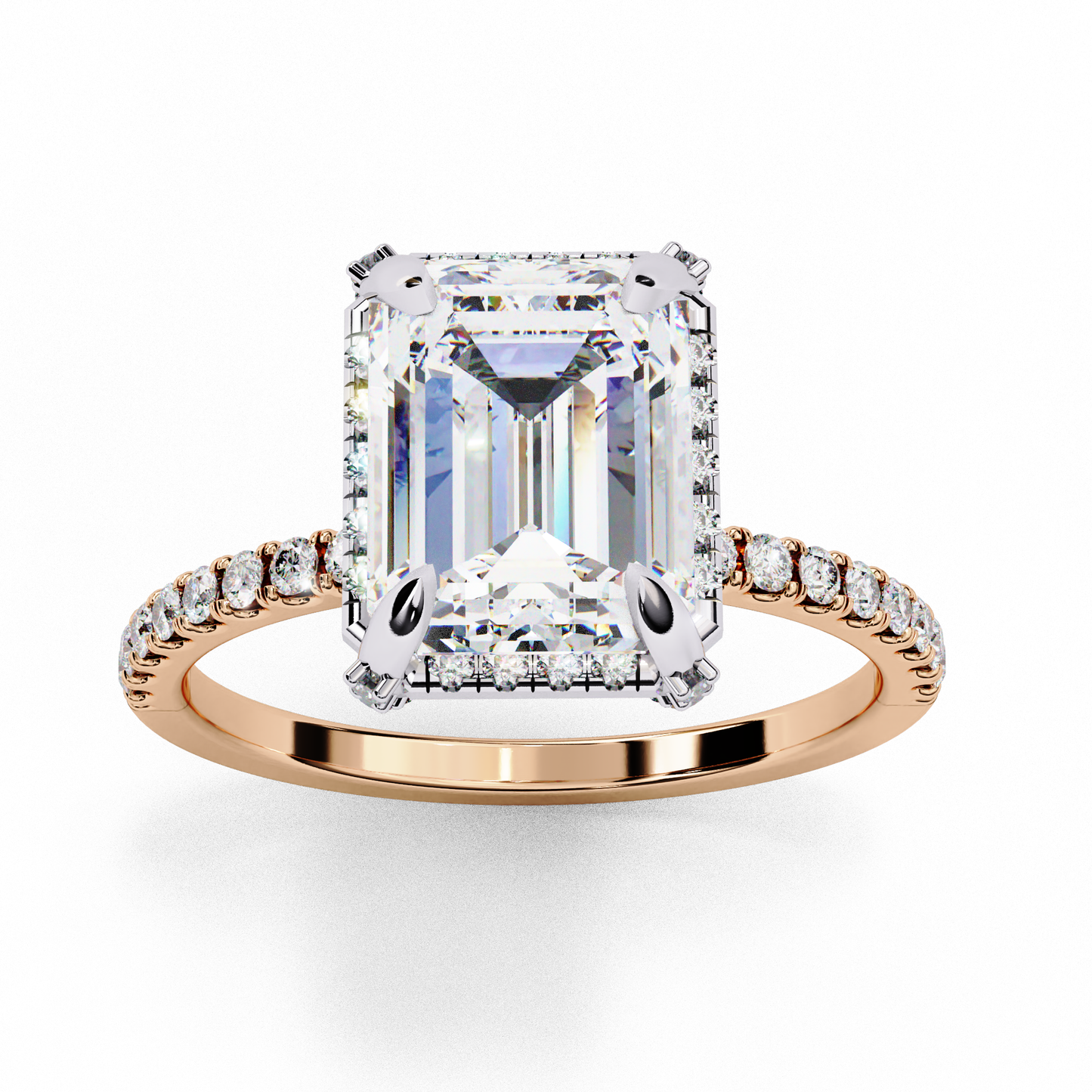 Grace beam Solitaire Ring