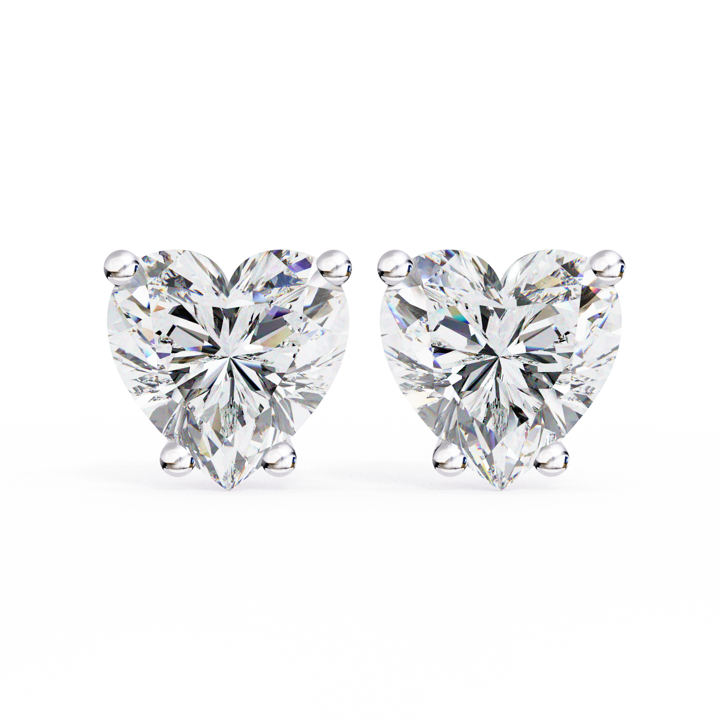 True Heart Studs