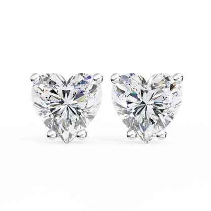 True Heart Studs