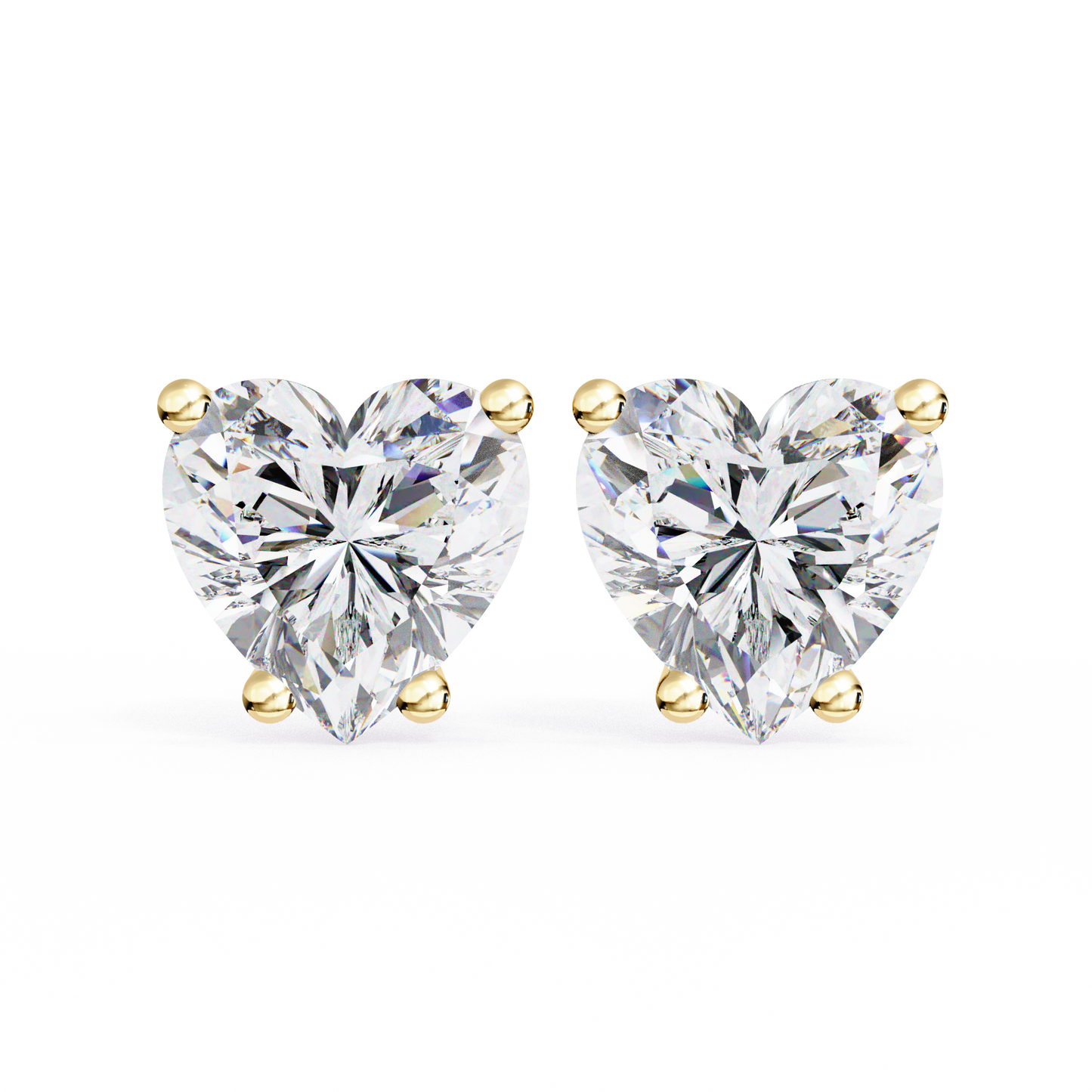 True Heart Studs