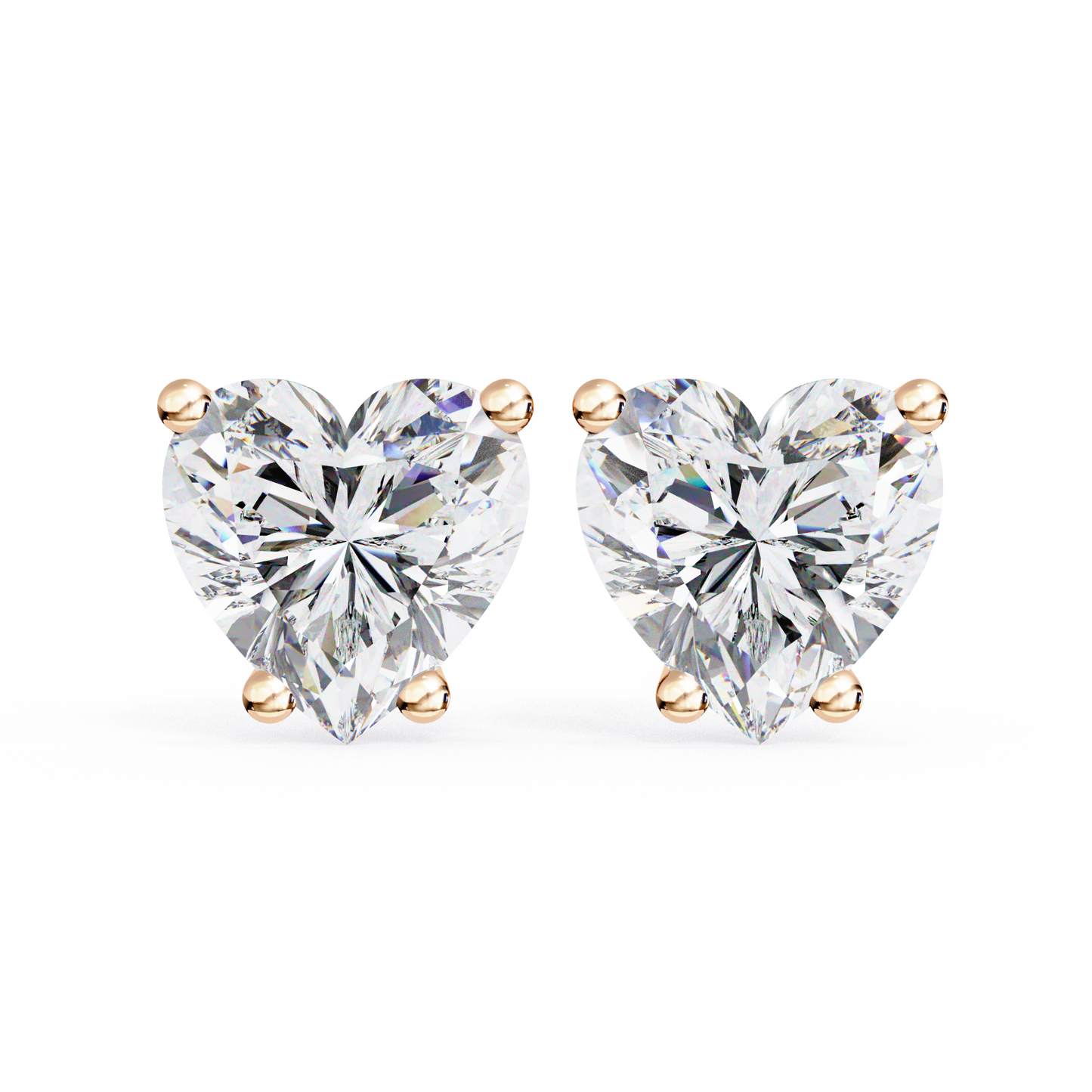 True Heart Studs