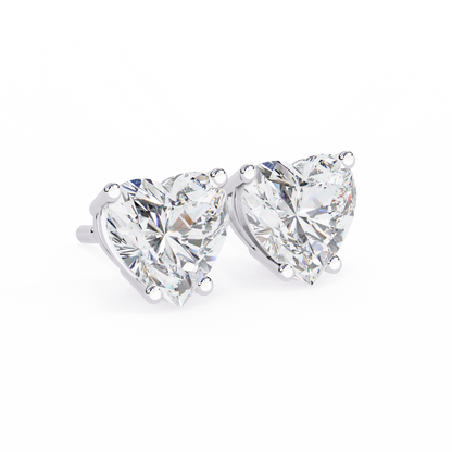 True Heart Studs