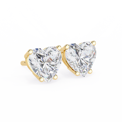 True Heart Studs