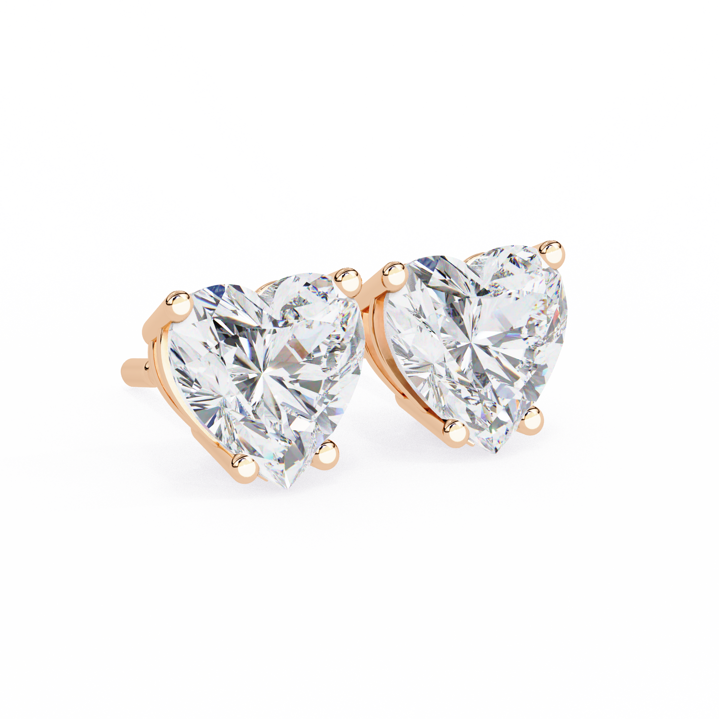 True Heart Studs