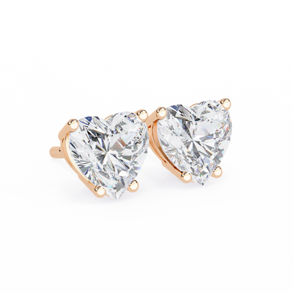 True Heart Studs