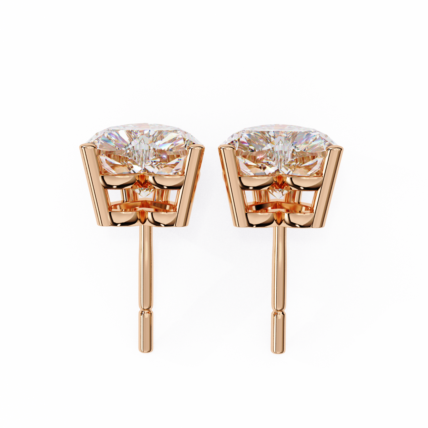 True Heart Studs