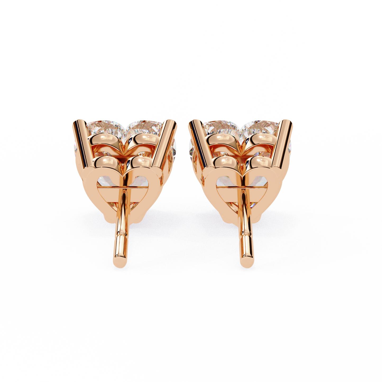 True Heart Studs
