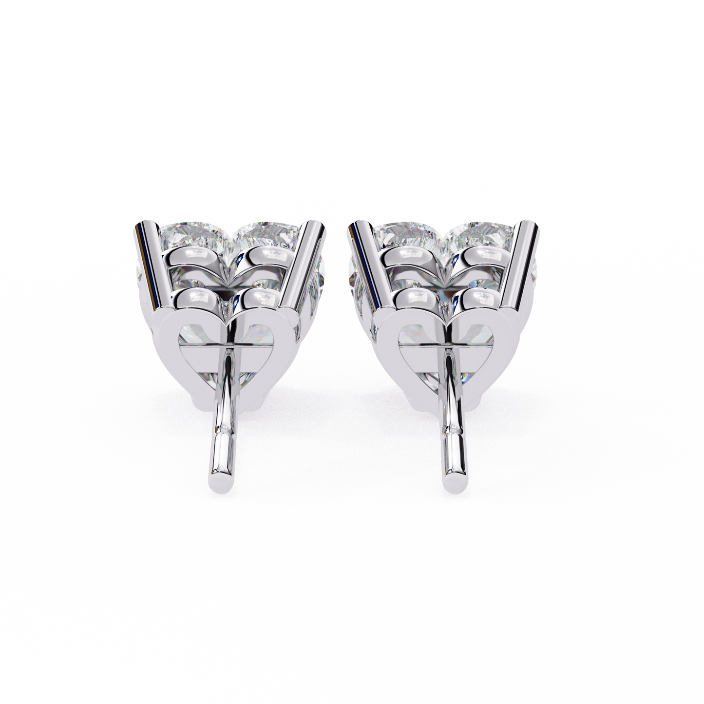 True Heart Studs