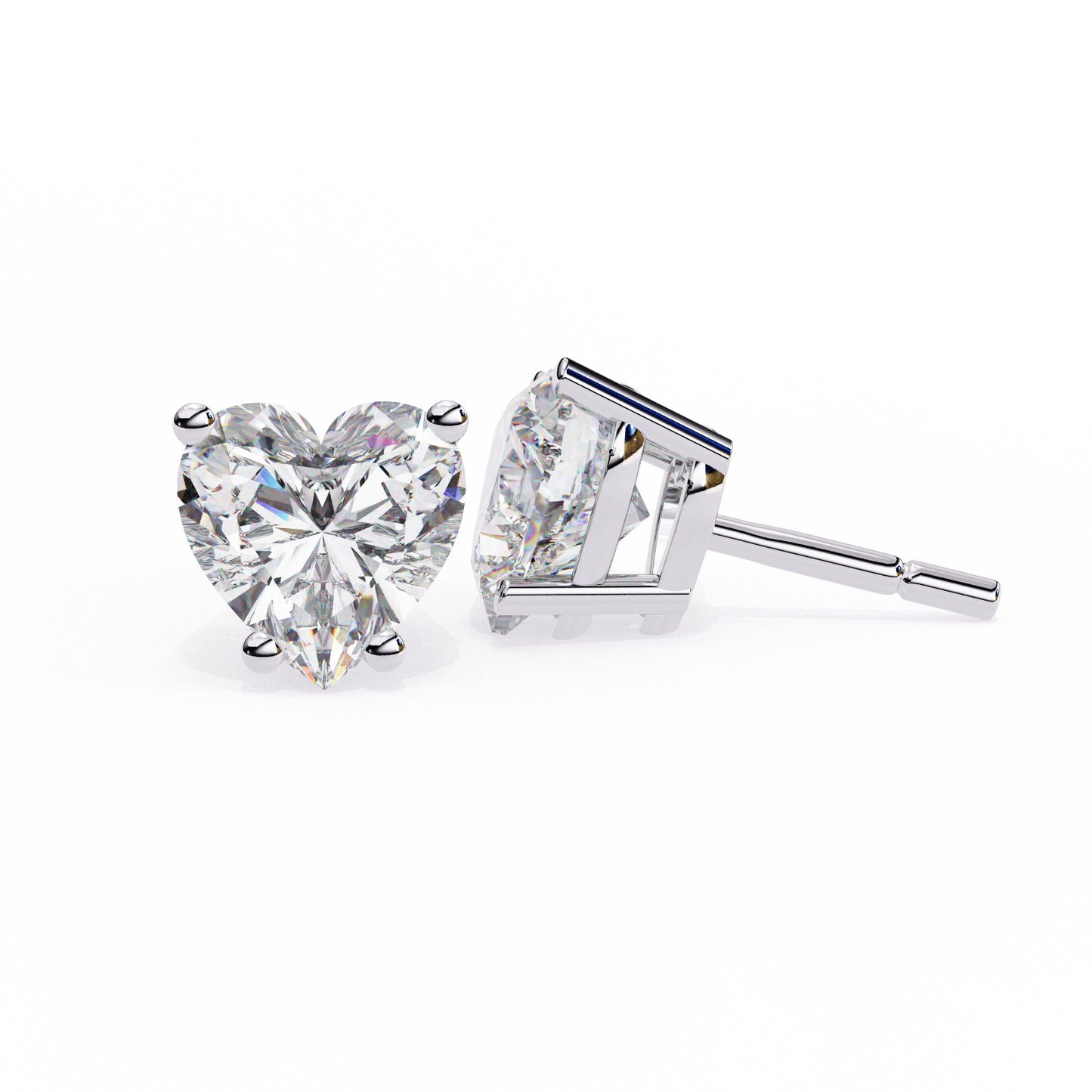 True Heart Studs