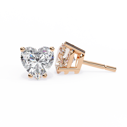 True Heart Studs