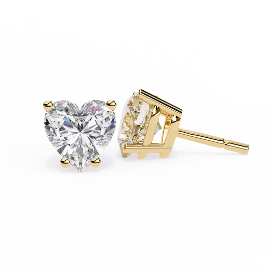 True Heart Studs