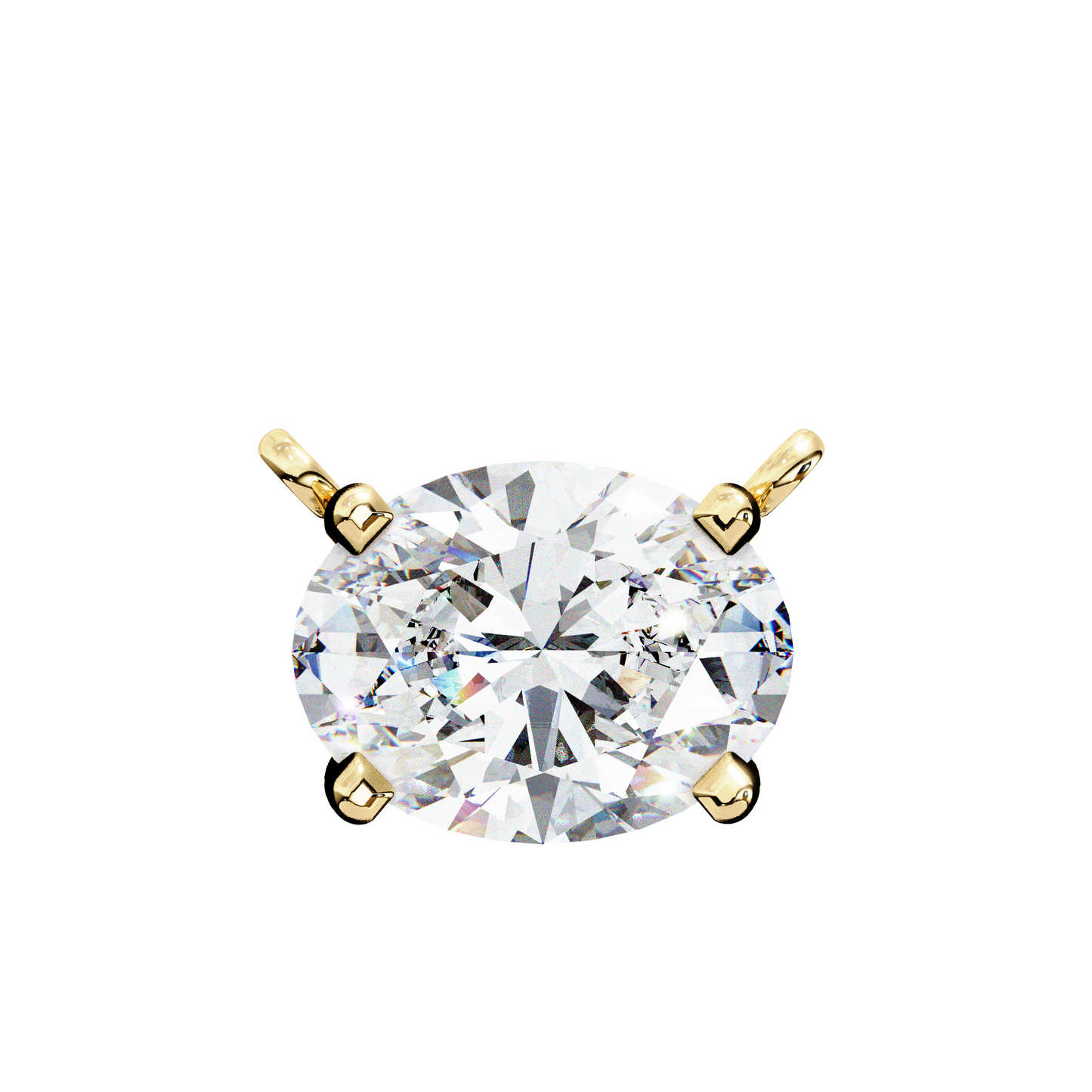 Ovalisse Solitaire Pendant